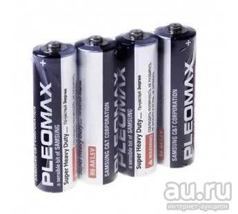 Лот: 17304596. Фото: 1. Батарейка Samsung Pleomax R6... Батарейки, аккумуляторы, элементы питания