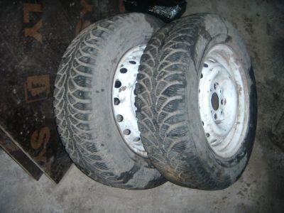 Лот: 16045814. Фото: 1. пара уставших колес на 13. Шины