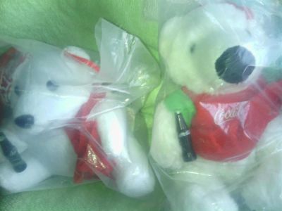 Лот: 3532575. Фото: 1. Мишка-мама, мишка-сын кока-кола... Игрушки