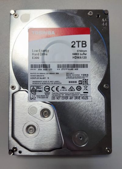 Лот: 21039440. Фото: 1. Жесткий диск Toshiba HDWA 120... Жёсткие диски
