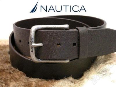 Лот: 205569. Фото: 1. ..[Brand].. Ремень Nautica коричневый... Ремни, пояса