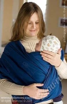 Лот: 871883. Фото: 1. слинг-шарф didymos nino tiefblau... Другое (дети растут)