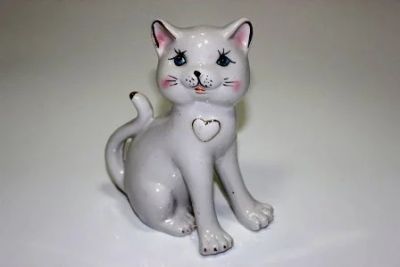 Лот: 10549572. Фото: 1. Фарфор.Статуэтка "Кошка" HD82503... Фигурки, статуэтки