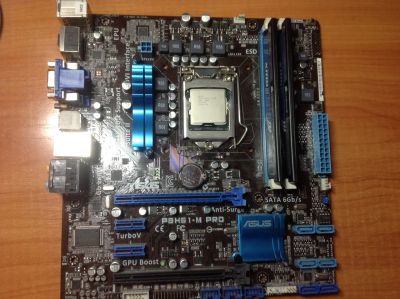 Лот: 3596215. Фото: 1. ASUS P8H61-M PRO + Intel Core... Другое (комплектующие)