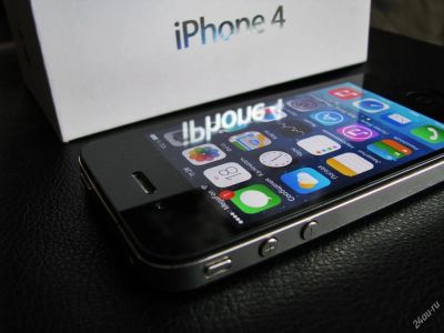 Лот: 5307712. Фото: 1. Iphone 4 32 оригинал ТОРГ обмен... Смартфоны