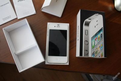 Лот: 3601289. Фото: 1. Продам iPhone 4 8gb белый (обмен... Смартфоны