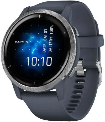 Лот: 21578878. Фото: 1. Часы Garmin Venu 2 Granite рамка... Смарт-часы, фитнес-браслеты, аксессуары