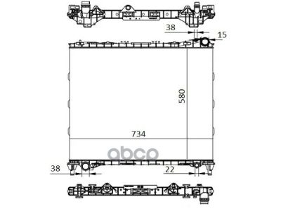 Лот: 21838501. Фото: 1. Радиатор Land Rover Discovery... Другое (автозапчасти)