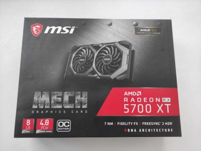 Лот: 17261927. Фото: 1. Видеокарта MSI Radeon RX 5700... Видеокарты