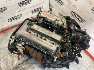 Лот: 17135178. Фото: 1. Двигатель Nissan Bluebird EU14... Двигатель и элементы двигателя