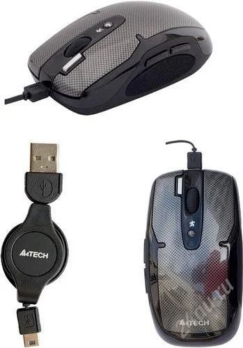 Лот: 745477. Фото: 1. A4Tech K5-52D Silver-Black USB... Клавиатуры и мыши