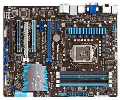 Лот: 2844545. Фото: 1. Мат. плата Socket1155 ASUS "P8Z77-V... Материнские платы