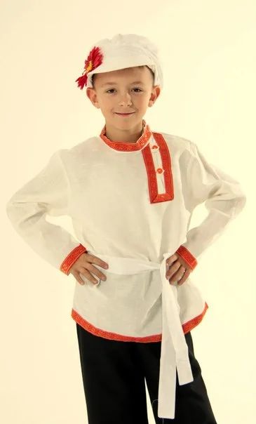 Лот: 6170360. Фото: 1. Русский народный костюм для мальчика... Детские карнавальные, праздничные костюмы