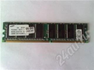 Лот: 409138. Фото: 1. Samsung 256Mb DDR PC3200. Оперативная память