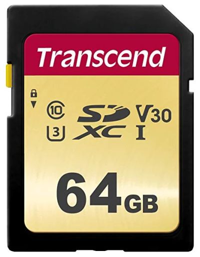 Лот: 11742708. Фото: 1. Карта памяти SD XC 64 GB Transcend... Карты памяти