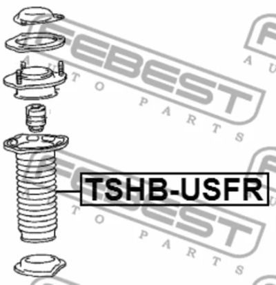 Лот: 18584777. Фото: 1. Пыльник заднего амортизатора TSHB-USFR... Ходовая, подвеска, рулевое управление