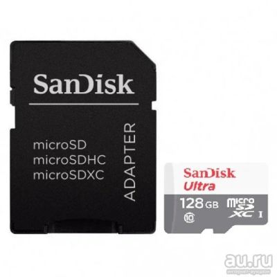 Лот: 17327397. Фото: 1. Карта памяти microSDHC SanDisk... Карты памяти