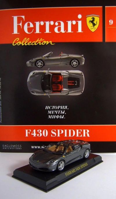 Лот: 4795499. Фото: 1. Ferrari Collection 430 Spider. Автомоделизм