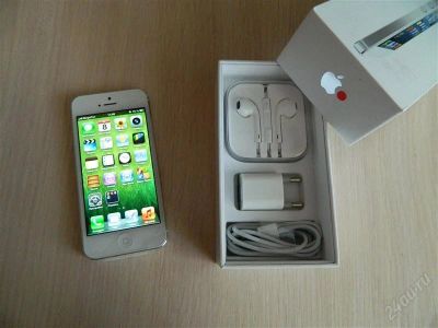 Лот: 2400274. Фото: 1. Iphone 5 новый белый 16 Гб. Продажа... Смартфоны