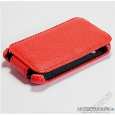 Лот: 2960615. Фото: 1. Чехол Книжка HTC WildFire S Красный. Чехлы, бамперы