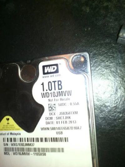 Лот: 7625756. Фото: 1. жесткий диск 1tb usb 3.0 рабочий. Внешние жесткие диски
