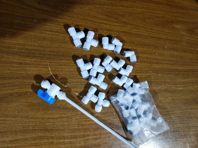 Лот: 20865779. Фото: 1. Фитинги уголки тройники быстросъемные... Фитинги, подводка