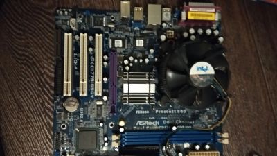 Лот: 12087324. Фото: 1. Материнская плата Asrock 775i65gv. Материнские платы