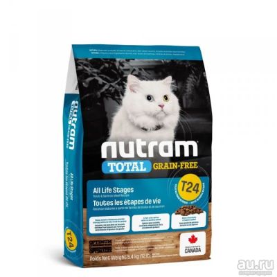 Лот: 18011464. Фото: 1. Nutram (Нутрам) Total Grain -... Корма