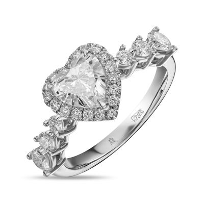Лот: 24645773. Фото: 1. Кольцо с бриллиантом. Кольца, перстни