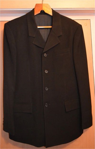 Лот: 10105331. Фото: 1. Мужской пиджак (черный, классический... Пиджаки