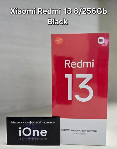 Лот: 24696605. Фото: 1. Xiaomi Redmi 13 8/256Gb Black... Смартфоны
