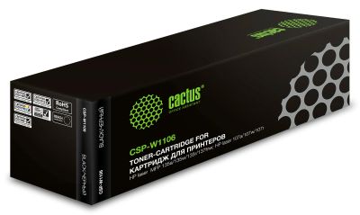 Лот: 24949396. Фото: 1. Картридж_лазерный Cactus CSP-W1106X... Картриджи, расходные материалы