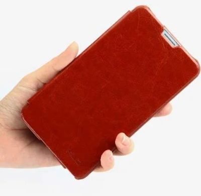 Лот: 3421871. Фото: 1. Кожаный чехол книжка для Samsung... Чехлы, бамперы