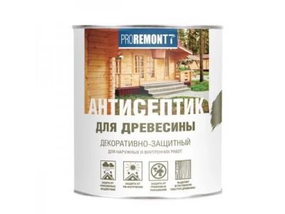 Лот: 12943504. Фото: 1. Деревозащитное средство PROREMONT... Краски, лаки, растворитель
