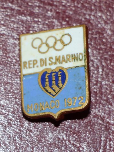 Лот: 4397470. Фото: 1. Знак Rep. Di S.Marino.Monaco 1972... Сувенирные