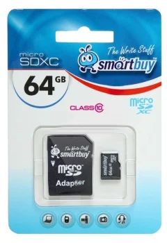 Лот: 7355960. Фото: 1. Карта памяти Smartbuy MicroSDXC... Карты памяти