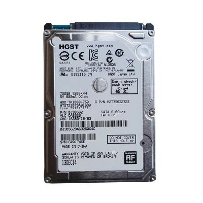 Лот: 17155004. Фото: 1. HDD для ноутбука 750gb Hitachi... Жёсткие диски