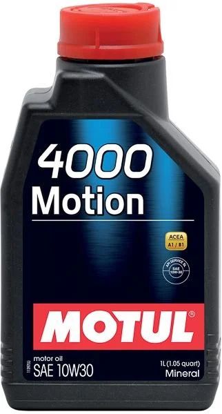 Лот: 12608029. Фото: 1. Motul 4000 Motion Sae 10W-30 1л. Масла, жидкости