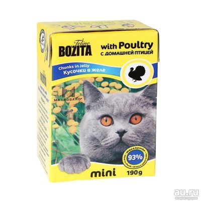 Лот: 10398925. Фото: 1. Корм Bozita Для Кошек Кусочки... Корма