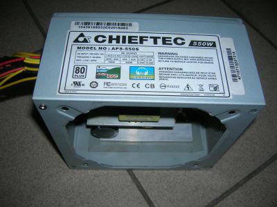 Лот: 9200761. Фото: 1. Неисправный блок питания Chieftec... Корпуса, блоки питания
