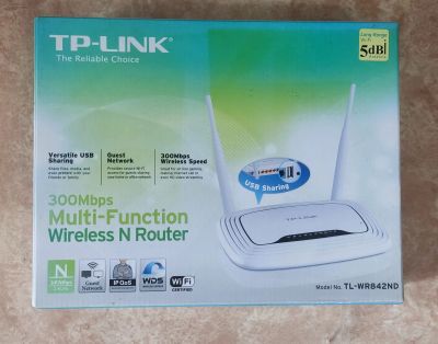 Лот: 6857013. Фото: 1. Wi-Fi роутеры TP-LINK TL-WR842ND... Маршрутизаторы (роутеры)