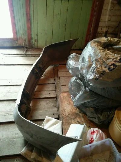 Лот: 11527295. Фото: 1. Задний бампер на toyota caldina... Кузов