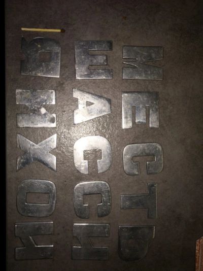 Лот: 12726395. Фото: 1. Буквы алюминия 15 шт. Детские настольные игры
