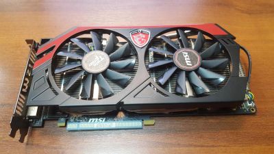 Лот: 6908736. Фото: 1. Видеокарта MSI r9 280X gaming... Видеокарты