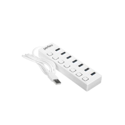 Лот: 25010315. Фото: 1. USB_Хаб 7xUSB_2.0 Perfeo PF-H036... USB хабы
