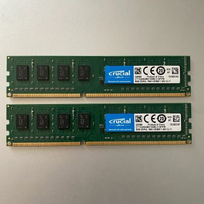 Лот: 16924202. Фото: 1. Crucial CT102464BD160B 16GB (2x... Оперативная память