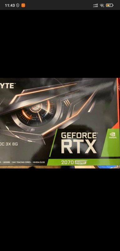 Лот: 17157002. Фото: 1. Nvidia geforce rtx 2070 super... Видеокарты