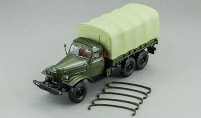 Лот: 6510735. Фото: 1. Масштабная модель ЗиЛ-157К с лебедкой... Автомоделизм
