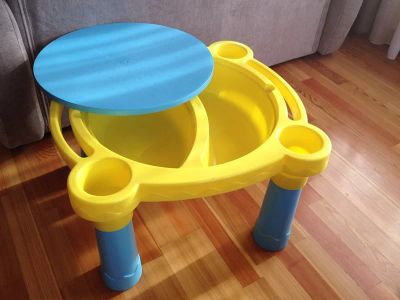 Лот: 3838303. Фото: 1. Стол для игры с песком и водой... Для игры в песочнице и в снегу