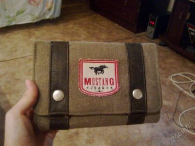 Лот: 2178541. Фото: 1. мужское спортивное портмоне джинса. Бумажники, кошельки, портмоне